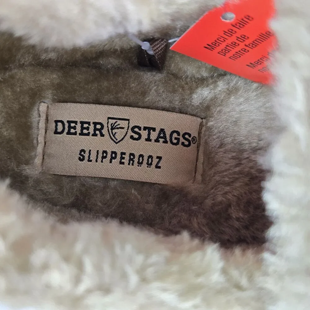 Deer Stags Slipperooz Youth Size 1 Lil Spun Chestnut With Box